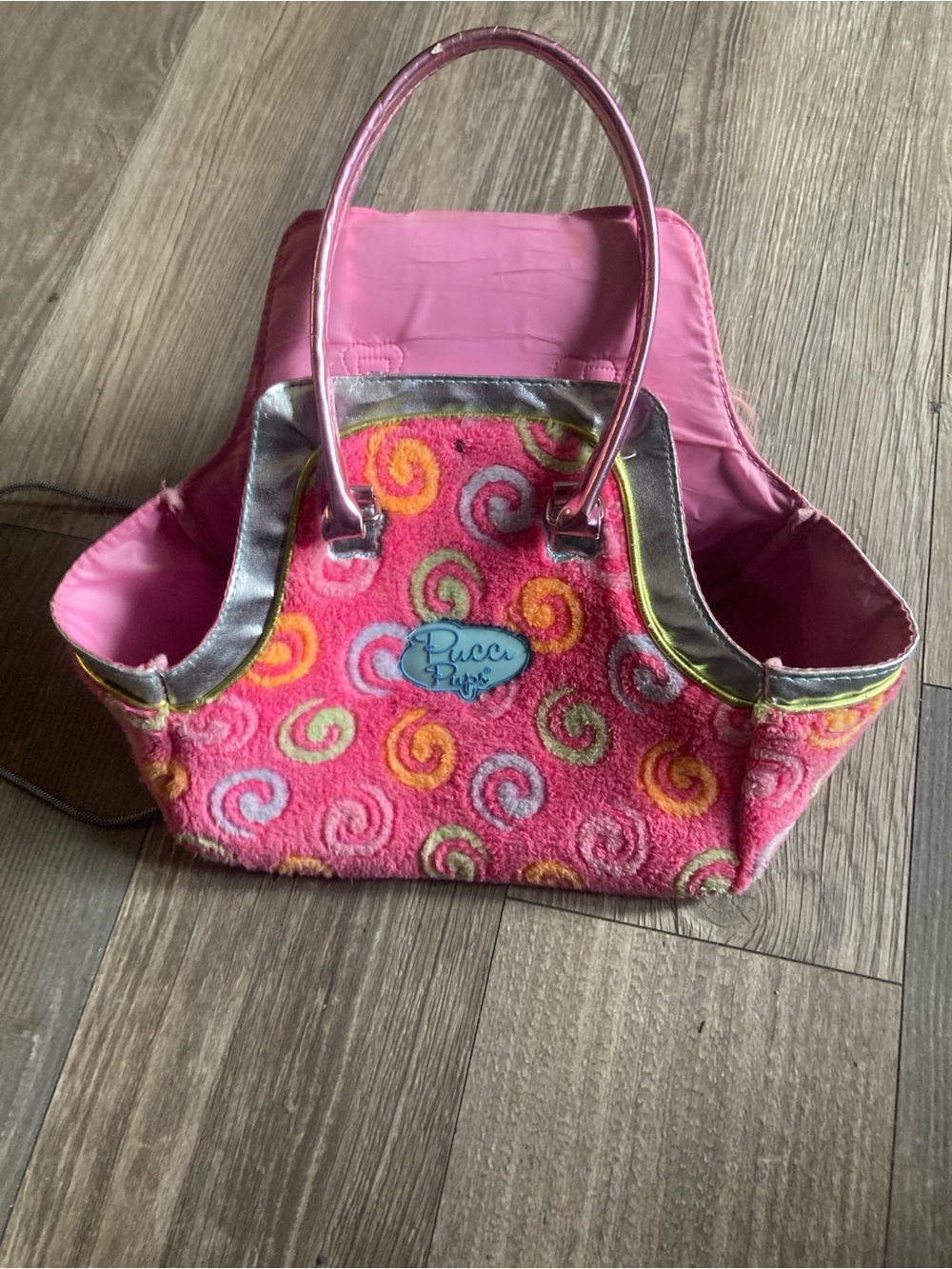 Pucci Pups Pink Swirl Toy Pet Carrier Bag (Bag Only)